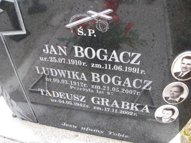 Ludwika Bogacz 1912 Lisia Góra - Grobonet - Wyszukiwarka osób pochowanych