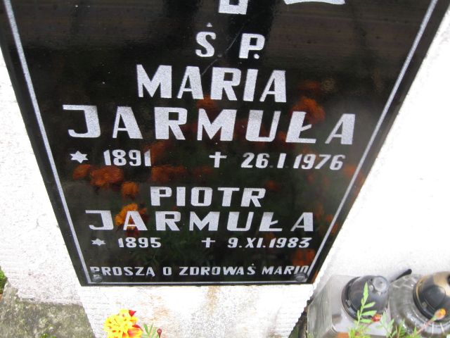 Wojciech Jarmuła 1967 Lisia Góra - Grobonet - Wyszukiwarka osób pochowanych