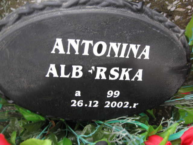 Antonina Alberska Lisia Góra - Grobonet - Wyszukiwarka osób pochowanych