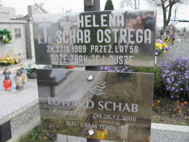 Helena Schab Ostręga Lisia Góra - Grobonet - Wyszukiwarka osób pochowanych