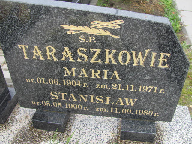 Maria Taraszka 1904 Lisia Góra - Grobonet - Wyszukiwarka osób pochowanych